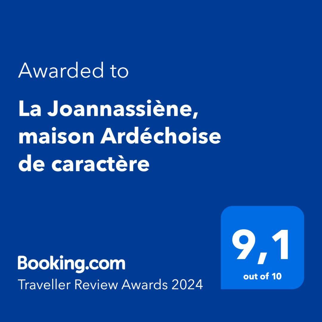 La Joannassiene, Maison Ardechoise De Caractere Eksteriør billede